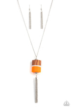 Load image into Gallery viewer, REEL It in - Orange Necklace