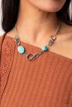 Load image into Gallery viewer, Sonoran Solo - Blue (Turquoise) Necklace
