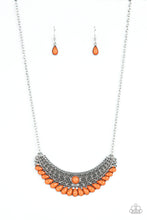Load image into Gallery viewer, Abundantly Aztec - Orange Necklace