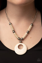 Load image into Gallery viewer, Oasis Goddess - White (Sandstone Marble) Necklace