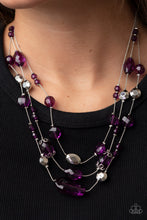 Load image into Gallery viewer, Prismatic Pose - Purple Necklace