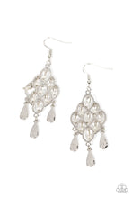 Load image into Gallery viewer, Sentimental Shimmer - White (Crystal-Like Beads) Earrings