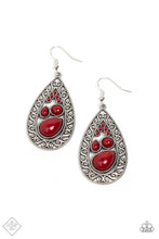 Load image into Gallery viewer, Nautical Daydream - Red Earring (GM-0122) freeshipping - JewLz4u Gemstone Gallery