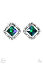 Load image into Gallery viewer, Cosmic Catwalk - Green Clip-On Earring
