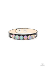 Load image into Gallery viewer, Saturn Safari - Black (Multicolored Beads) Bracelet freeshipping - JewLz4u Gemstone Gallery