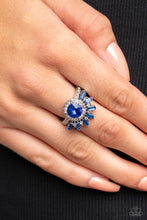 Load image into Gallery viewer, Ravishing Radiance - Blue (Rhinestone) Ring