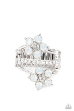 Load image into Gallery viewer, Precious Petals - White (Opal Gem/Iridescent) Ring