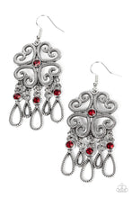 Load image into Gallery viewer, Majestic Makeover - Red Earring