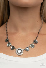 Load image into Gallery viewer, Extravagant Extravaganza - Black (Smoky Gems) Necklace
