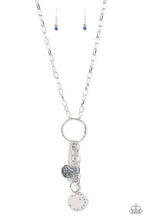 Load image into Gallery viewer, Trinket Twinkle - Blue (Rhinestone) Necklace