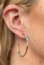 Load image into Gallery viewer, Joshua Tree Tourist - Brass Hoop Earring