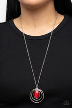Load image into Gallery viewer, Epicenter of Elegance - Red (Cat's Eye Stone) Necklace