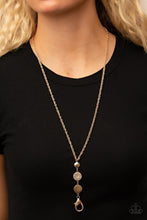 Load image into Gallery viewer, Positively Planetary - Gold Lanyard Necklace
