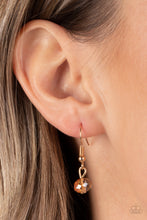 Load image into Gallery viewer, Swinging Shimmer - Gold (Iridescent) Necklace