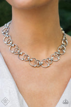 Load image into Gallery viewer, Center of My Universe - White (Rhinestone)Necklace (FFA-0322)