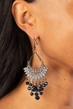 Load image into Gallery viewer, Chromatic Cascade - Blue Earring