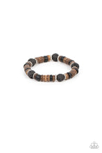 Load image into Gallery viewer, Volcanic Variety - Multi (Lava Rock/Wood) Bracelet
