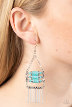 Load image into Gallery viewer, Tribal Tapestry - Blue Earring