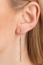 Load image into Gallery viewer, Surreal Sparkle - Gold (White Rhinestone) Necklace