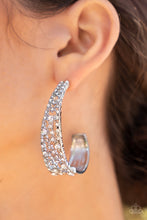 Load image into Gallery viewer, Cold as Ice - White (Rhinestone) Earring