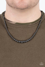 Load image into Gallery viewer, Beg, Borrow, or STEEL - Black Urban Necklace
