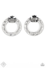 Load image into Gallery viewer, Smoldering Scintillation - Silver (Hematite) Post Earring (MM-0422)