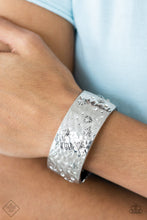 Load image into Gallery viewer, Across the Constellations - White Rhinestone (Silver) Bracelet (SS-0422)
