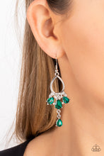 Load image into Gallery viewer, Coming in Clutch - Green Earring