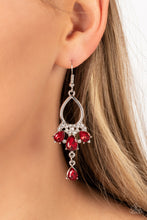 Load image into Gallery viewer, Coming in Clutch - Red Earring