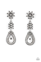 Load image into Gallery viewer, Floral Fantasy - White (Rhinestone) Post  Earring
