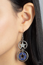 Load image into Gallery viewer, Liberty and SPARKLE for All - Blue Earring