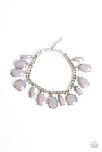 Load image into Gallery viewer, Serendipitous Shimmer - Silver (Gray Lilac Bead) Bracelet
