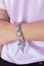 Load image into Gallery viewer, Serendipitous Shimmer - Silver (Gray Lilac Bead) Bracelet