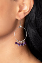 Load image into Gallery viewer, Free Your Soul - Purple Earring