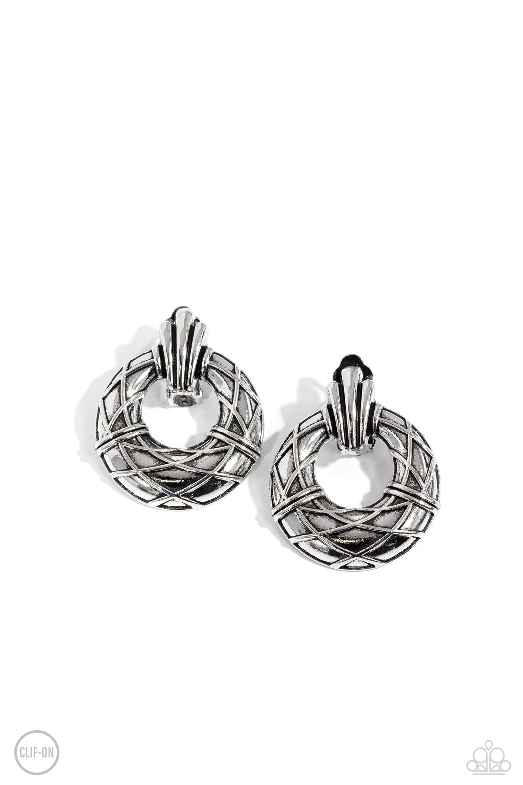 Metro Voyage - Silver (Clip-On) Earring