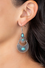 Load image into Gallery viewer, Sahara Samba - Blue (Turquoise) Earring