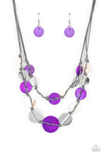 Load image into Gallery viewer, Barefoot Beaches - Purple Necklace