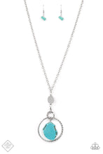 Load image into Gallery viewer, Keep the PIECE - Blue Necklace (SSF-0822)