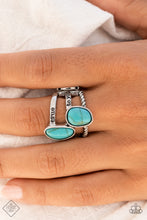 Load image into Gallery viewer, True to You - Blue (Turquoise) Ring (SSF-0822)