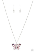 Load image into Gallery viewer, Free-Flying Pink (Butterfly) Necklace
