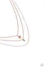 Load image into Gallery viewer, Trendy Twinkle - Copper (Shiny Copper Star) Necklace