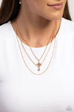 Load image into Gallery viewer, Trendy Twinkle - Copper (Shiny Copper Star) Necklace