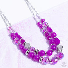 Load image into Gallery viewer, Mere Magic - Purple (Iridescent) Necklace