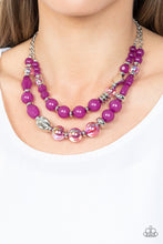 Load image into Gallery viewer, Mere Magic - Purple (Iridescent) Necklace