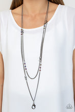 Load image into Gallery viewer, Ethereal Expectations - Multi (Oil Spill) Lanyard Necklace
