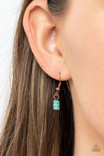 Load image into Gallery viewer, Rural Regeneration - Copper (Turquoise) Necklace