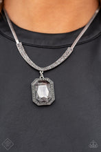 Load image into Gallery viewer, Fit for a DRAMA QUEEN - Silver (Hematite) Necklace (MM-0822)