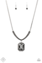 Load image into Gallery viewer, Fit for a DRAMA QUEEN - Silver (Hematite) Necklace (MM-0822)