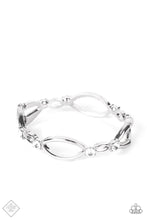 Load image into Gallery viewer, Interwoven Illusion - White (Rhinestone) Bracelet (GM-0622)