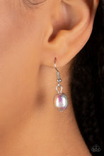 Load image into Gallery viewer, Interstellar Serenity - Silver (Iridescent foil-like) Necklace